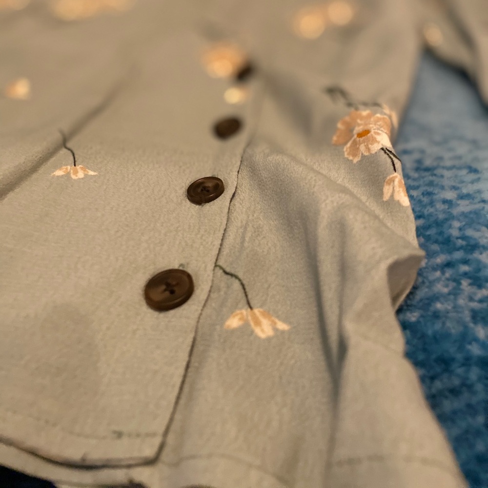 Astr The Label Button Wrap Top - image 3